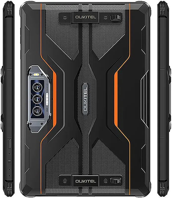 Планшет Oukitel RT8 11` FHD+ 6GB/256GB / G99 / 20000mAh / 48+32Мп / IP69K / LTE Orange with hand - фото 4