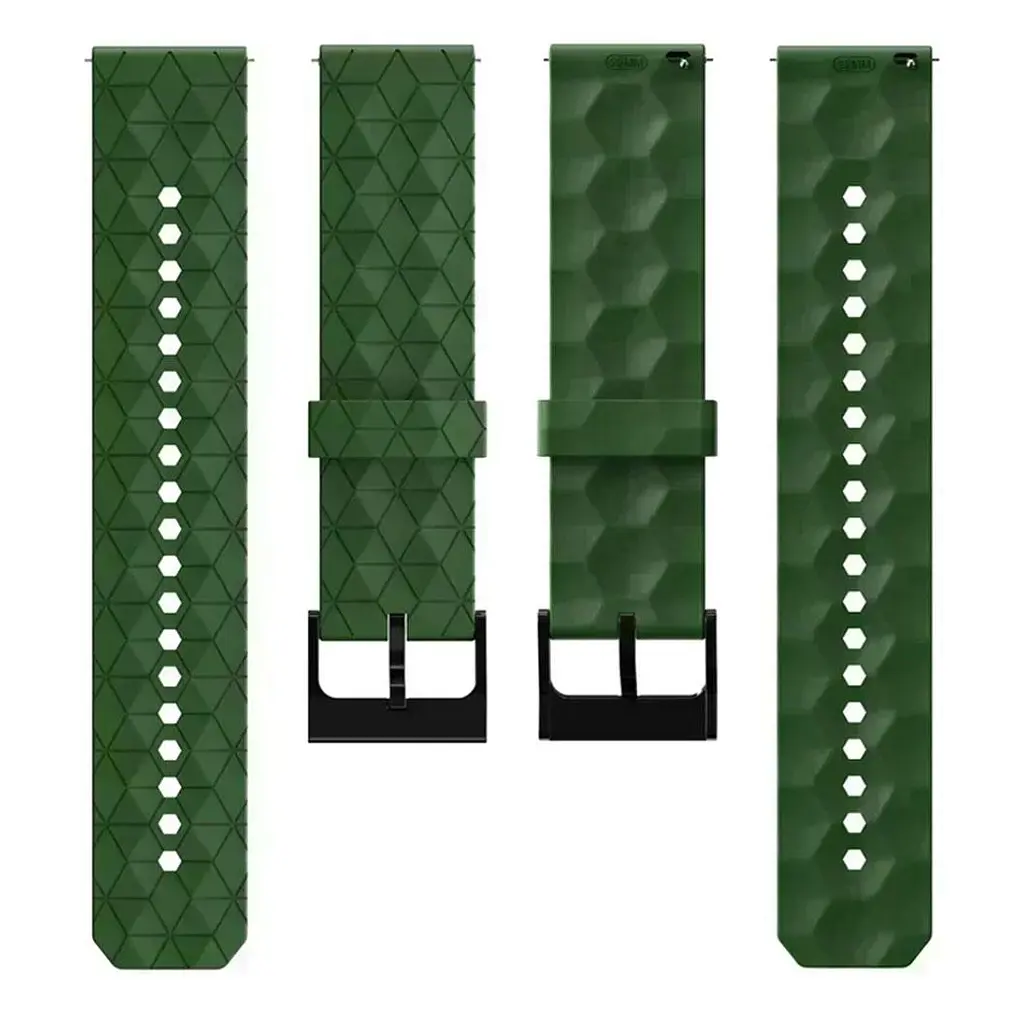 Ремінець Primolux Dimond силіконовий для годинника Samsung Galaxy Watch 3 45mm SM-R840 - Army Green - фото 4