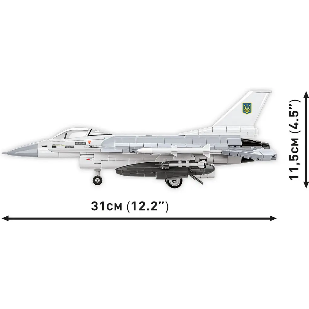 Конструктор Cobi Літак F-16C Fighting Falcon UA 500 деталей (COBI-5893) - фото 7