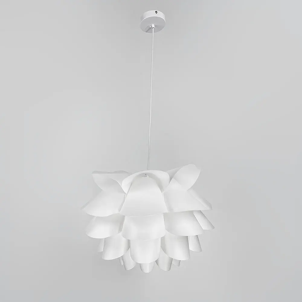 Підвісний світильник у формі білої квітки Ø 45 см | Line F | Арт. SG26-450 - фото 5