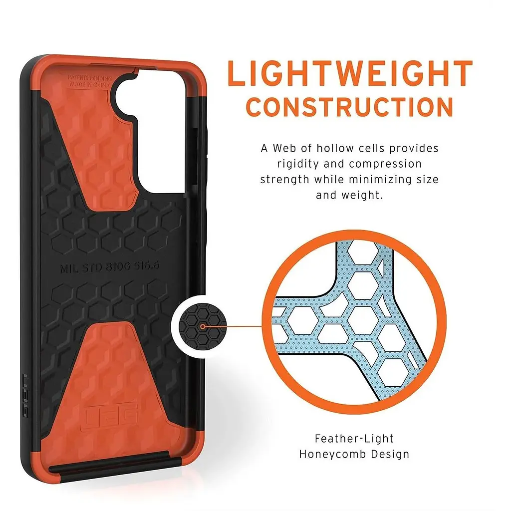 Оригінальний протиударний чохол UAG Civilian Samsung Galaxy S21 Plus (6.7") Olive (21282D117272) - фото 8