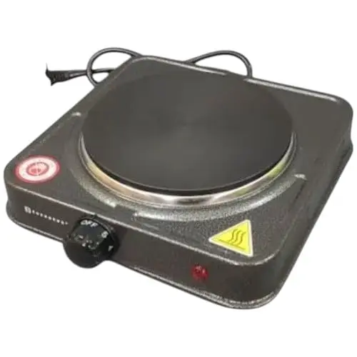 Одноконфорочная плита кухонная EDENBERG EB-62181 настольная переносная  - фото 3