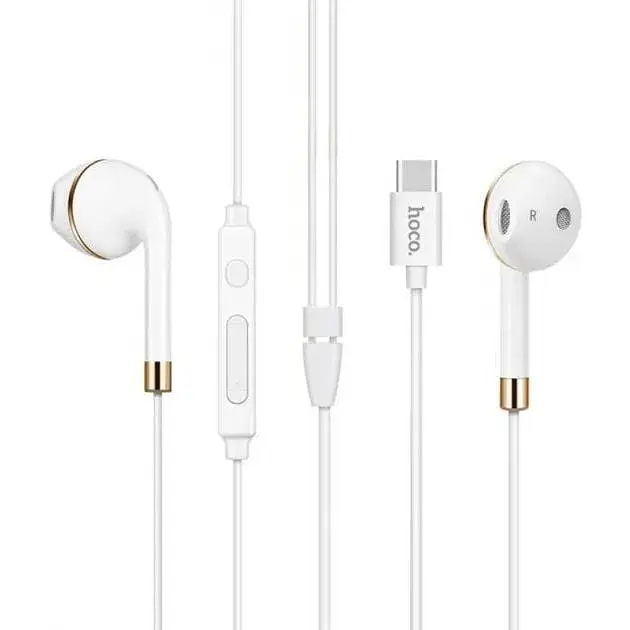 Навушники Hoco L8 бездротові Bluetooth + Type-C конектор штекер гарнітура - фото 3