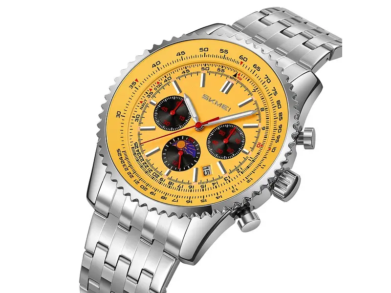 Чоловічий наручний годинник 9348GD Gold Skmei acs0030887 - фото 3