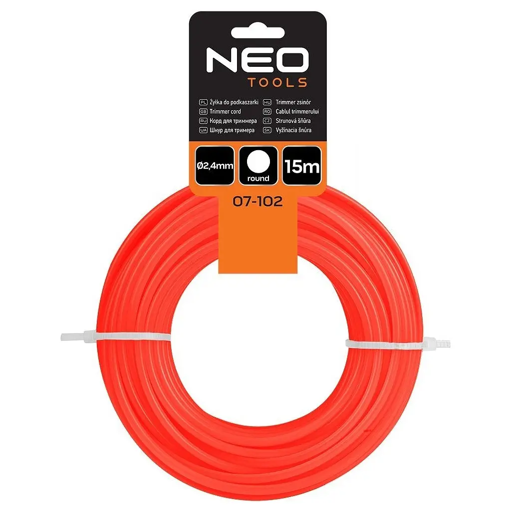 Жилка косильна Neo Tools 2.4мм, 15м (07-102) - фото 5