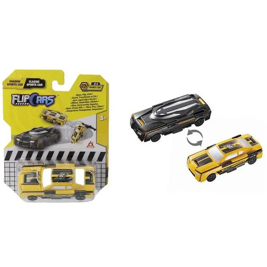 Машинка-трансформер Flip Cars 2 в 1 Спорткари Чорний спорткар і Класичний спорткар EU463875B-04 - фото 5