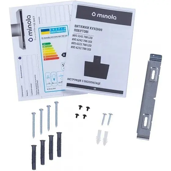 Витяжка Minola HVS 6242 WH 700 LED - фото 12