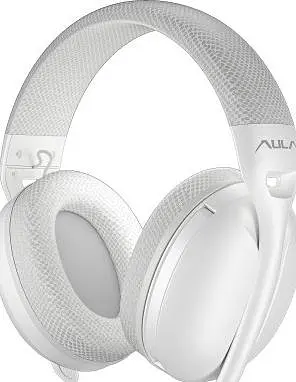 Навушники Aula S6 3 в 1 дротові / бездротові 2.4G / Bluetooth білі (6948391235561)
