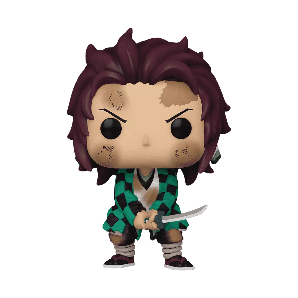 Фігурка Funko Pop Фанко Поп Demon Slayer Tanjiro Kamada Клинок, що розсікає демонів Танджиро Камадо 10 см DS TK 1403 - фото 2