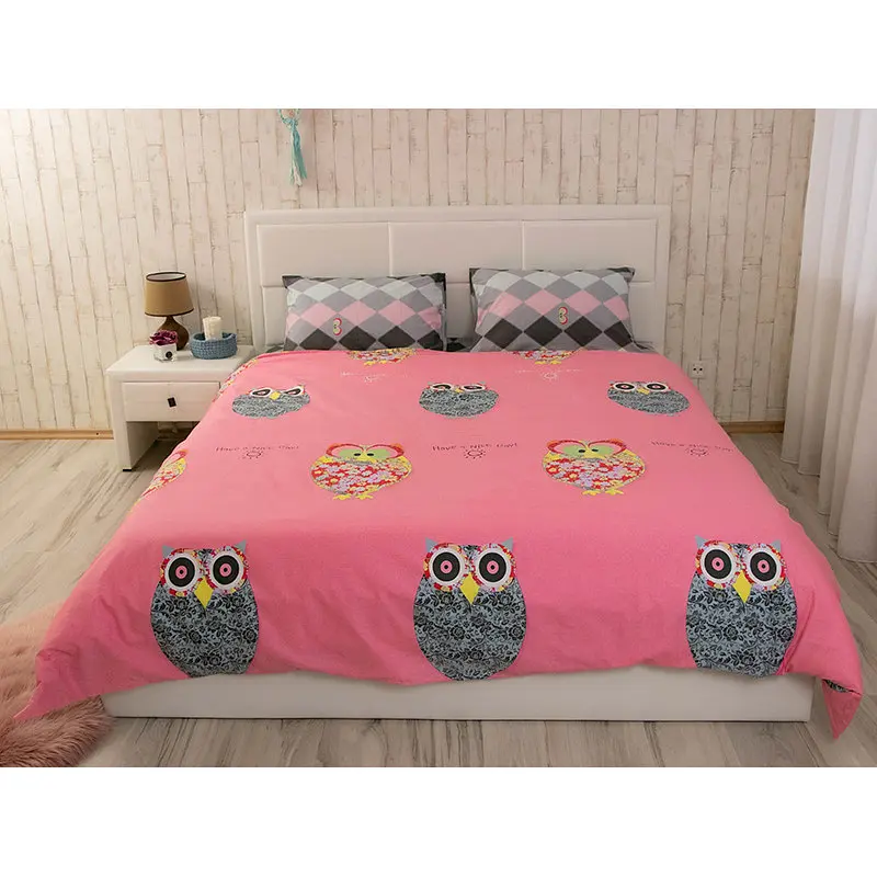 Постільна білизна Руно сатин - Owl євро (17193) - фото 3