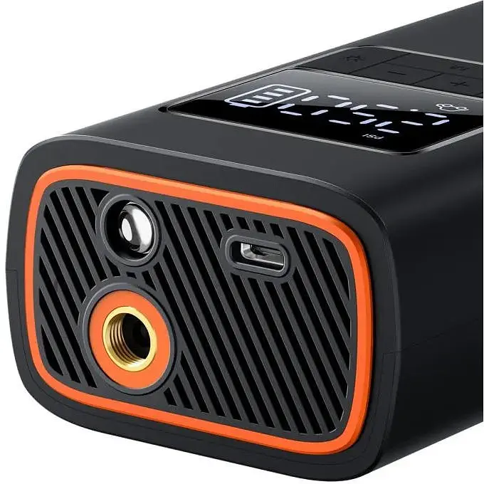 Автомобильный компрессор Baseus SuperMini Pro портативный аккумуляторный насос до 3 bar 4000 mAh 50W - фото 2