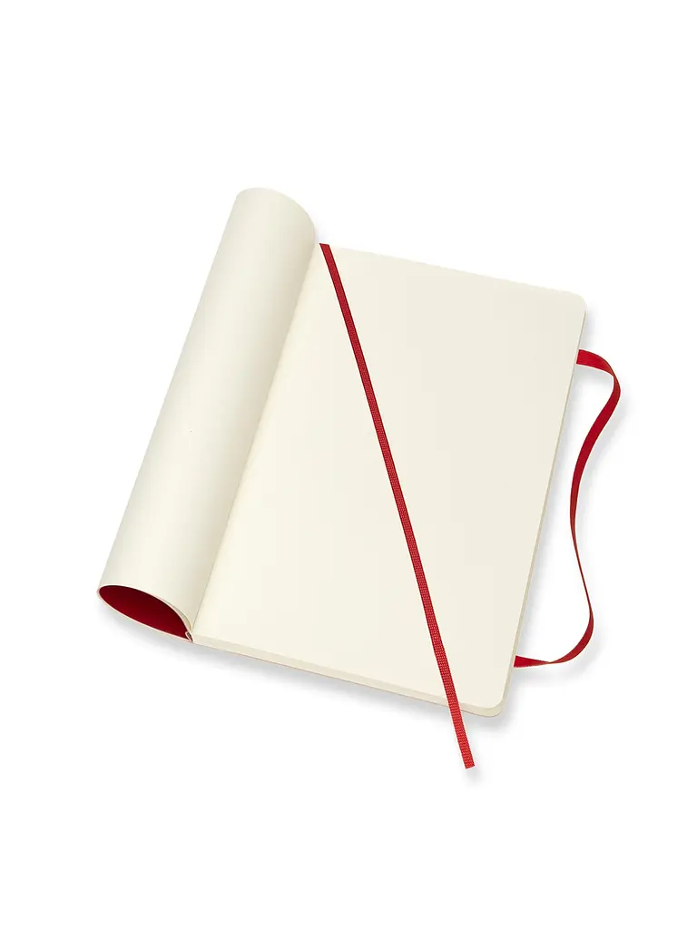 Записник Moleskine Classic середній, Нелінований Червоний М’який (QP618F2) - фото 4