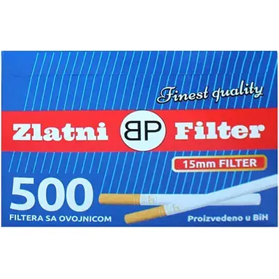 Гільзи для цигарок Zlatni Filter 8х15 мм 500 шт. - фото 2