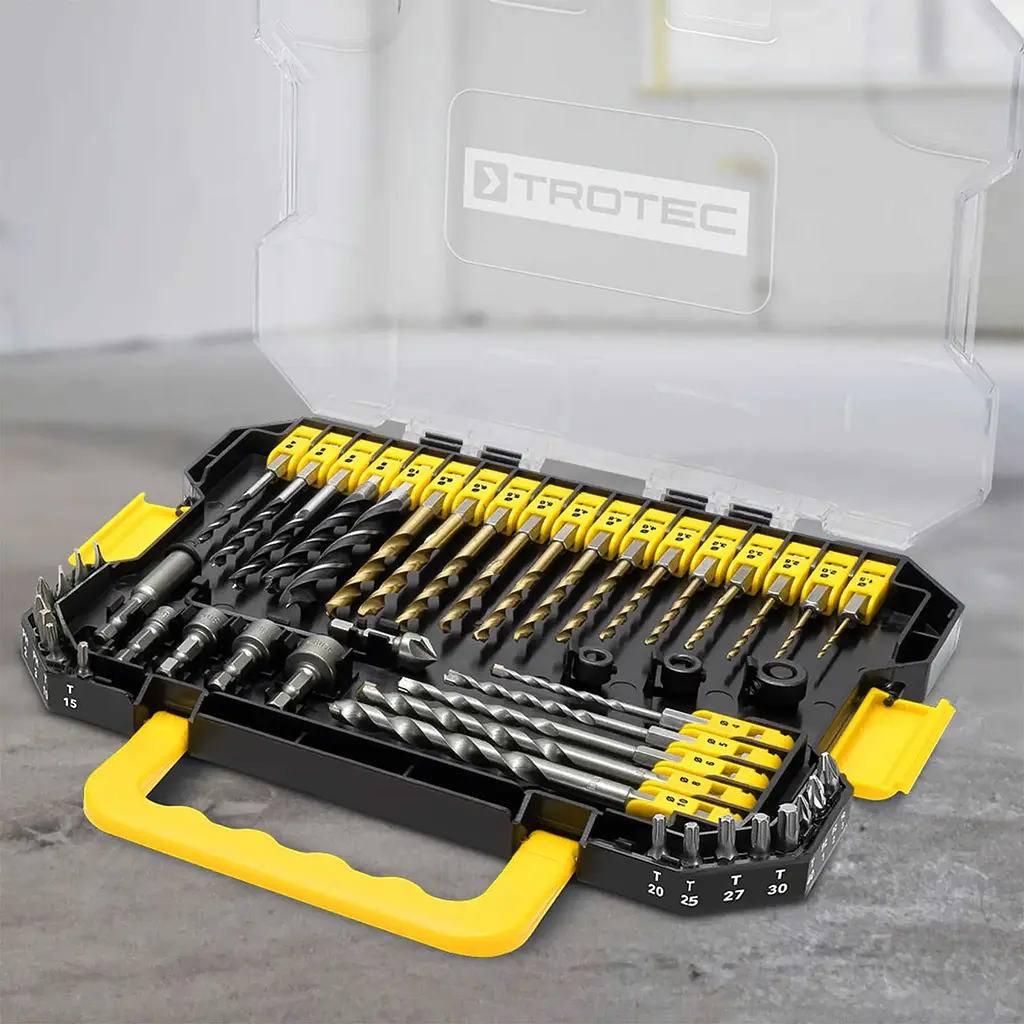 Набір біт і свердел Trotec 49 pieces Hexagon Shank Drill and Bit Set (6200001160) - фото 7