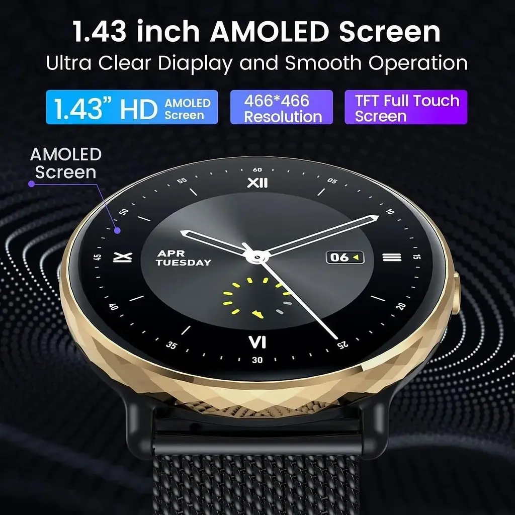 Смарт-годинник із сенсорним екраном AMOLED Sport Fitness Smartwatch - фото 2