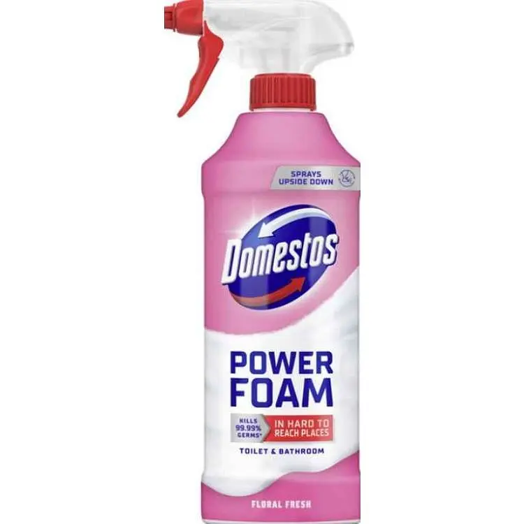 Піна для чищення ванних кімнат DOMESTOS 435мл тригер Квіткова свіжість