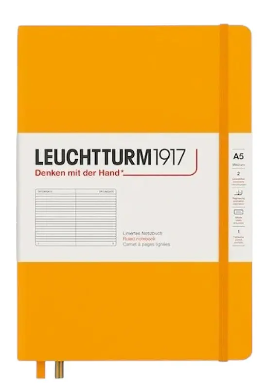 Блокнот Leuchtturm1917 Rising Colours Середній, Rising Sun, лінія (363388)