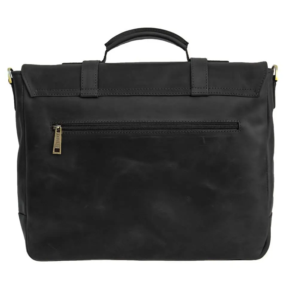Портфель чоловічий шкіряний TARWA 38х31х9 см sum0028402 - фото 3
