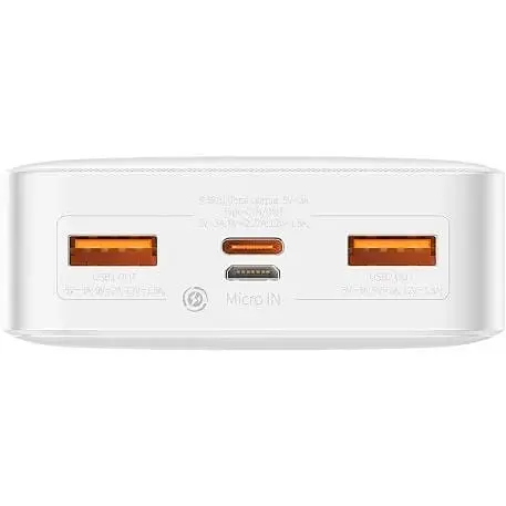 Внешний аккумулятор Baseus Bipow 20000mAh 20W белый (PPBD050302) 9449-arc - фото 4