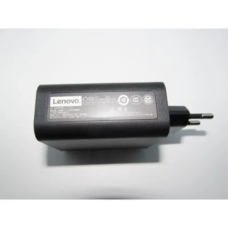 Блок живлення до ноутбуку Lenovo 65W 20V, 3.25A / 5V, 2A разъем bevel USB (косой) wall mount (ADL65WDA / A40248) - фото 3