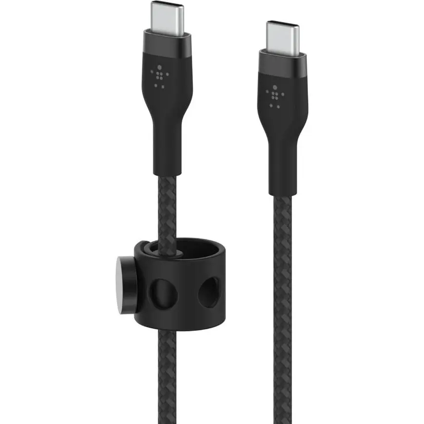 Кабель Belkin Boost Up Charge Pro Flex USB-C to USB-C 1m Black (CAB011BT1MBK) [158884] - фото 3