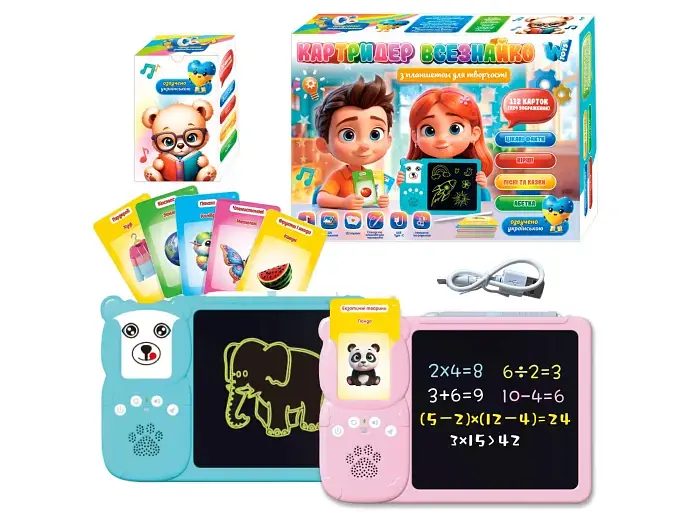 Картридер для раннього розвитку Всезнайко, WToys (укр.) - фото 2
