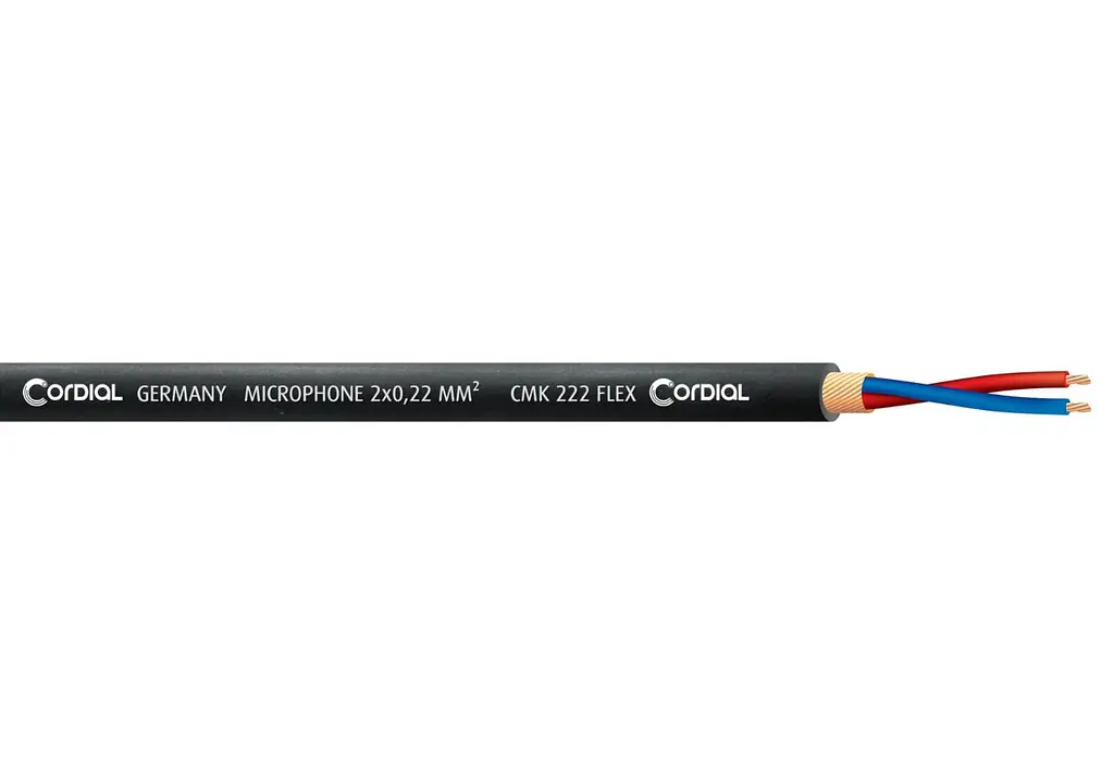 Микрофонный кабель балансный XLR Male — XLR Female 2.5м Cordial CPM 2,5 FM FLEX - фото 2