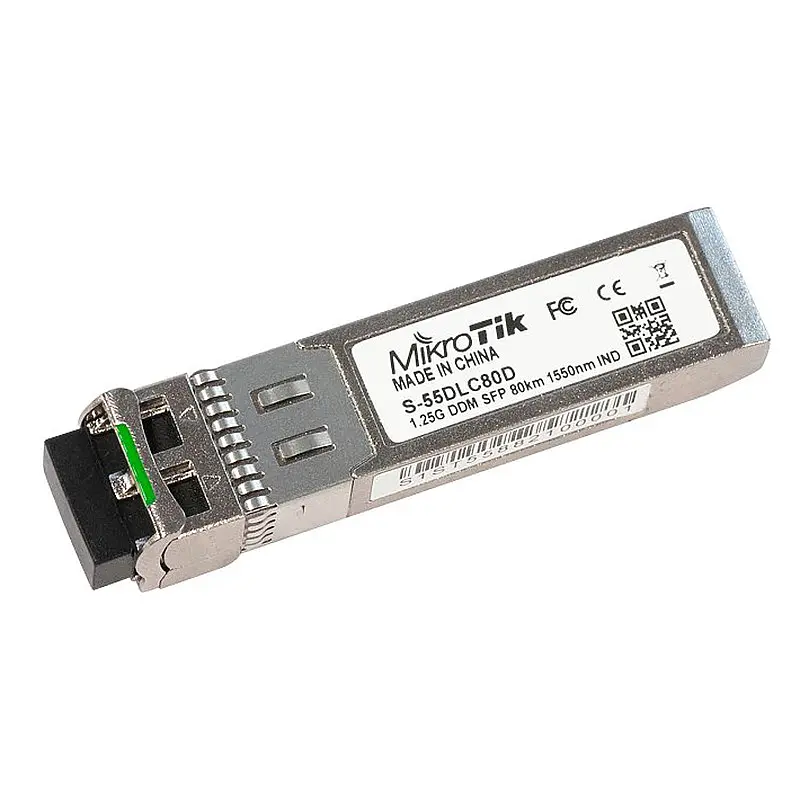 Інтерфейсний модуль SFP MikroTik S-55DLC80D, 1.25G SM 80km 1550nm - фото 2