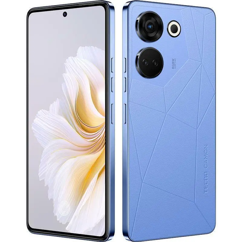 Смартфон Tecno Camon 20 Pro CK7n 8/256Gb Serenity Blue 4895180799815 UA UCRF - фото 2