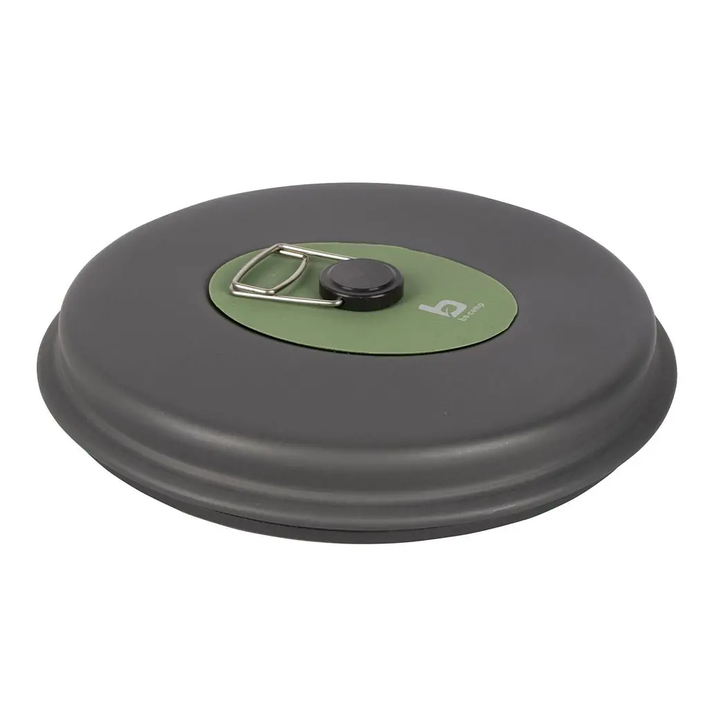 Набір посуду Bo-Camp Explorer 4 Pieces Hard Anodized Grey/Green (2200244) - фото 4