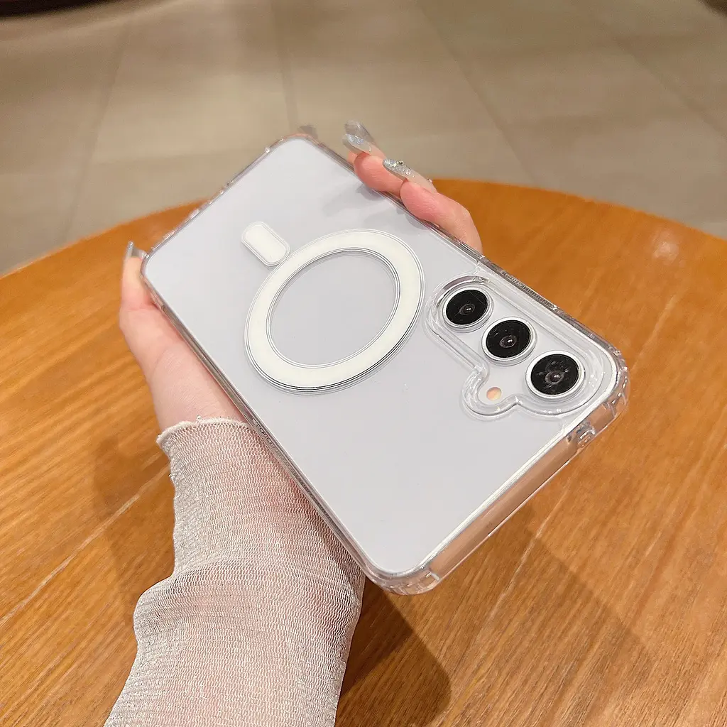 Чохол протиударний для Samsung Galaxy S26 (S942) Clear Case Ultra Hybrid with MagSafe Прозорий - фото 10