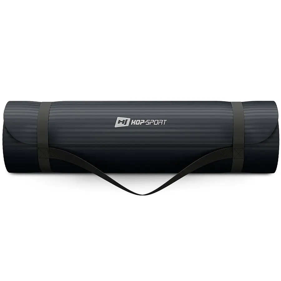 Коврик для йоги Hop-Sport HS-NB016GM NBR 1,5см чорний - фото 8