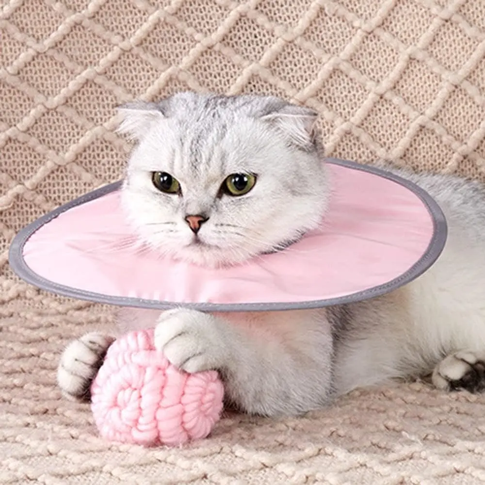 Захисний комір для котів Derby Breathable Cat Elizabeth Collar, Pink, L < 32 см - фото 2