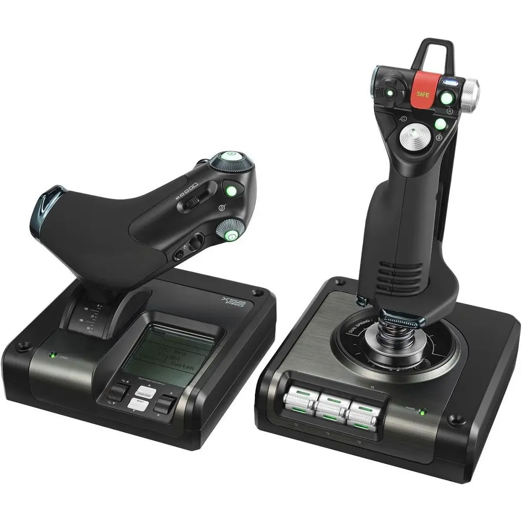 Джойстик із важелем керування двигуном Logitech G Saitek X52 Pro для PC (945-000003) [107822] - фото 3