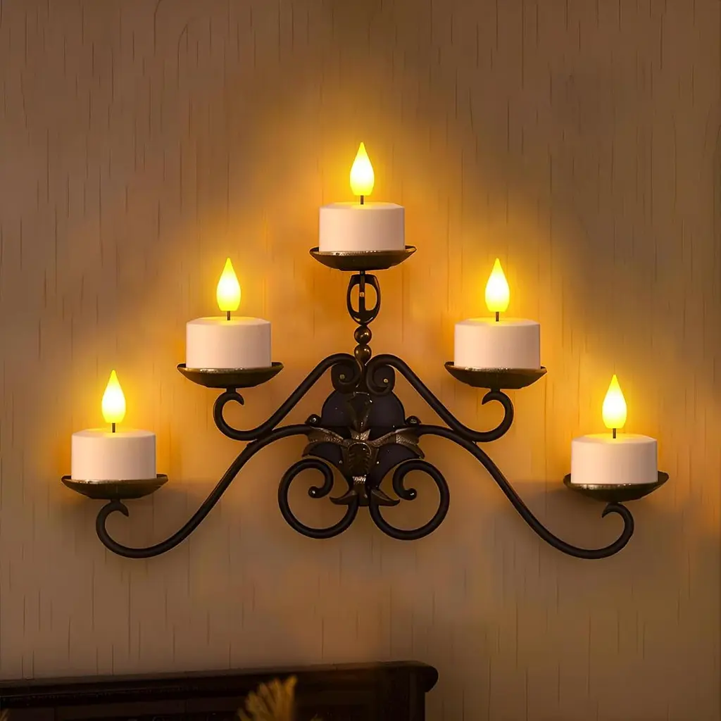 Акумуляторні LED-свічки Yme Tea Lights 12 шт з пультом і таймером - фото 3
