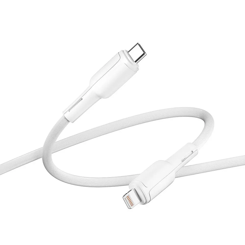 Кабель для зарядки и обмена данными USB Ridea RC-CO10 CommonPro 30W 10V/3A Type-C to Lightning 1 м Белый - фото 3
