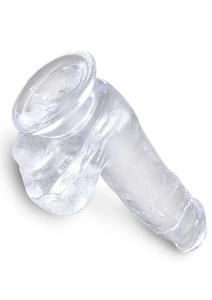 Фаллоимитатор King Cock Clear 6 Inch 17.7 см прозрачный - фото 5