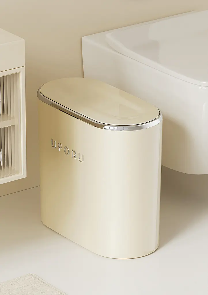 Відро для сміття Uforu DB2392 Кремовий - фото 5