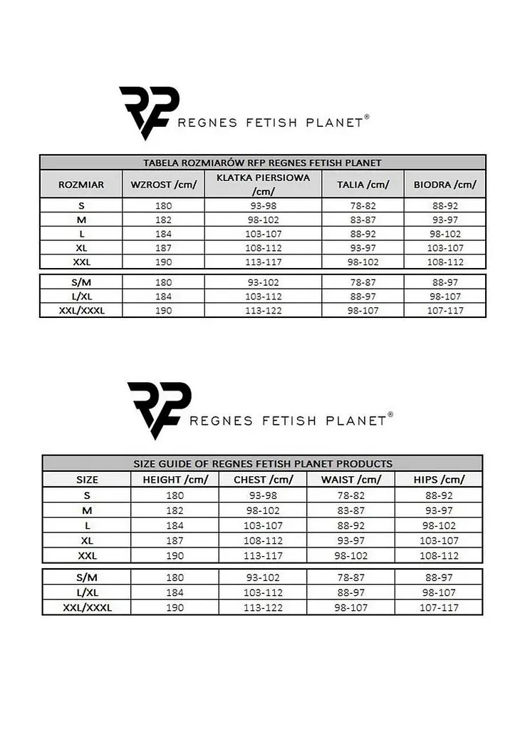 Комплект Regnes Fetish Planet CRDSET004, S (чорний) - фото 6