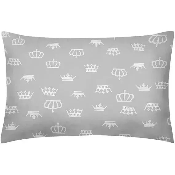 Комплект постільної білизни дитячий Cosas Grey Crown 110 х 140 см (CrownG_zig_140) - фото 4