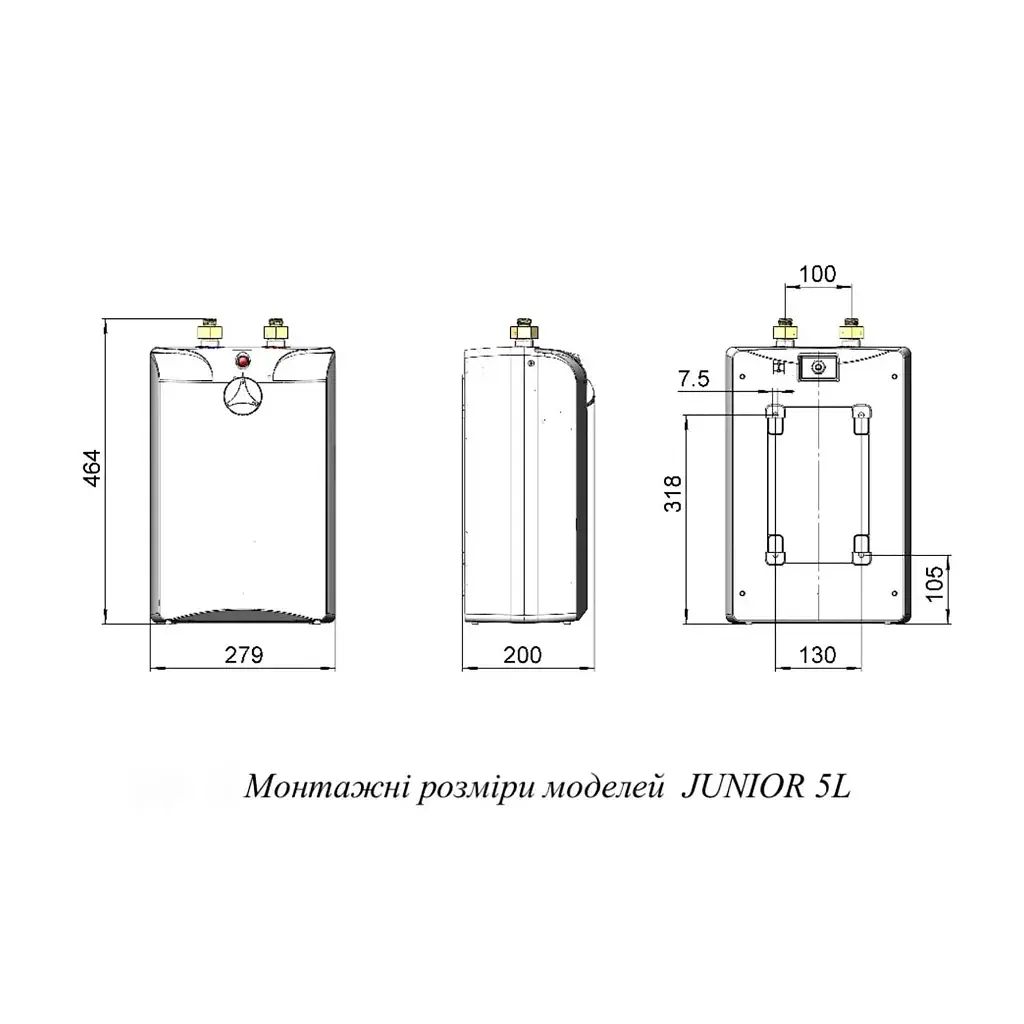 Бойлер WHP Junior 5 - фото 7