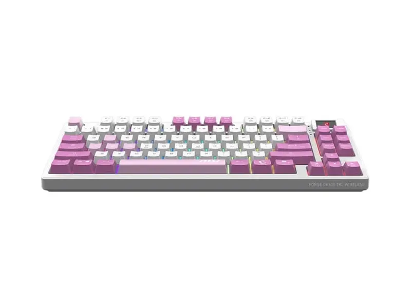 Клавіатура MSI FORGE GK600 TKL Wireless Violet (S11-43UAQ01-HH9) - фото 4