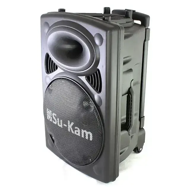 Портативна колонка Su-Kam BT 100D + 1 бездротовий мікрофон (12v/220v) - фото 2