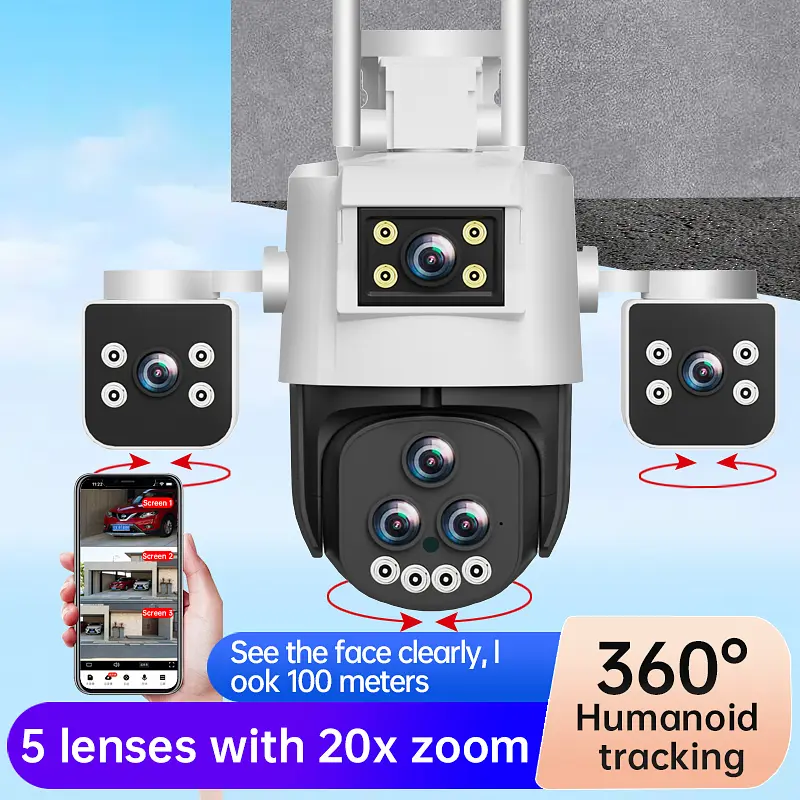 Зовнішня 20MP IP WiFi камера QEARIM PC-288-10K-5 Лінз 20X Zoom IPC 360 - фото 3
