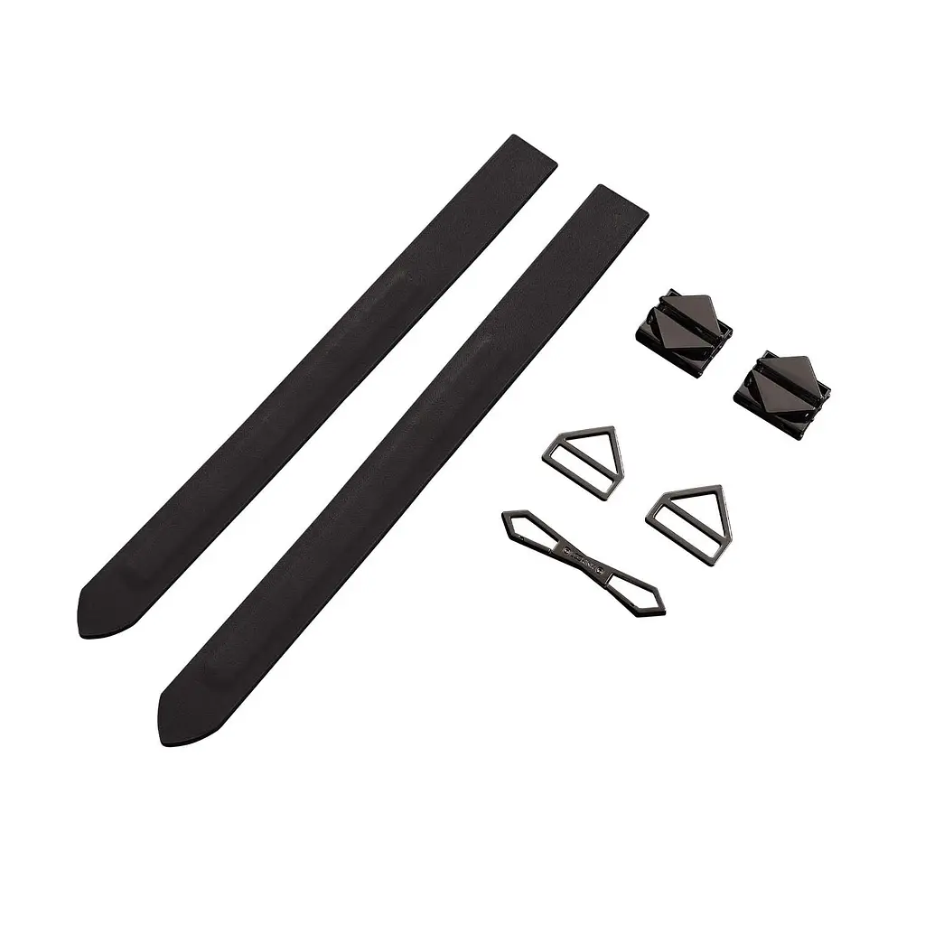 Фіксатори для рук та ніг LOCKINK Wristcuffs/Anklecuffs, чорні, натуральна шкіра - фото 8