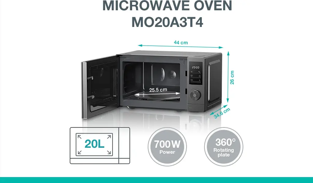 Микроволновая печь, 20л, электр. руковод., 700Вт Gorenje teh0026021 - фото 3