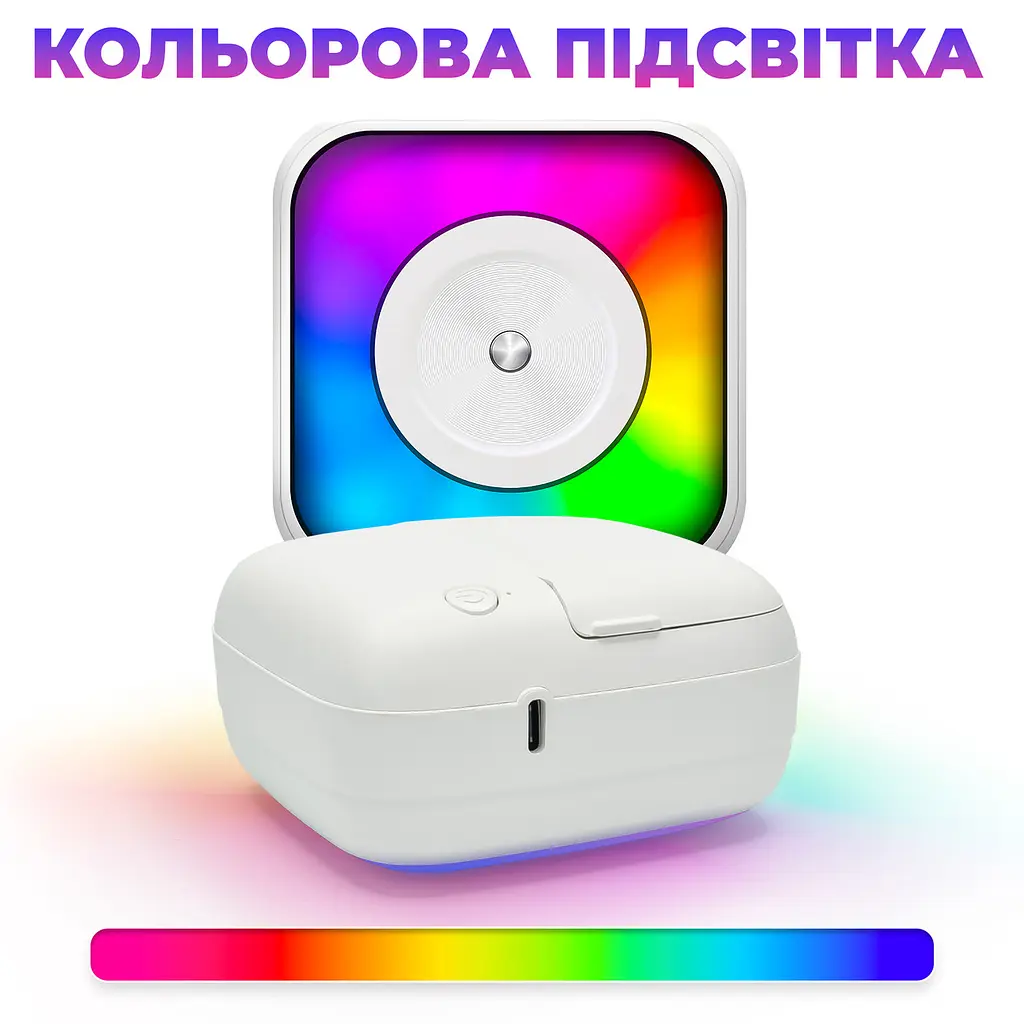 Мобільний терморинтер JETIX Mini Printer Student 2 з Bluetooth, нічником і з набором термопаперу в комплекті - фото 8