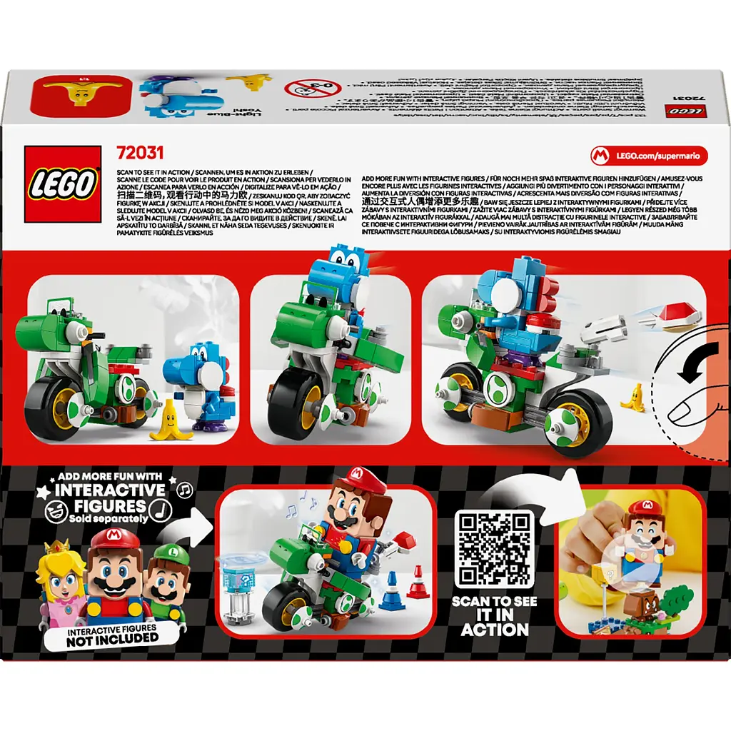 Конструктор LEGO Super Mario Mario Kart - Yoshi Bike 133 детали (72031) - фото 2