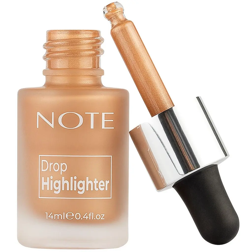 Хайлайтер Note Cosmetique Drop Highlighter №02 Charming Desert рідкий 14 мл - фото 2
