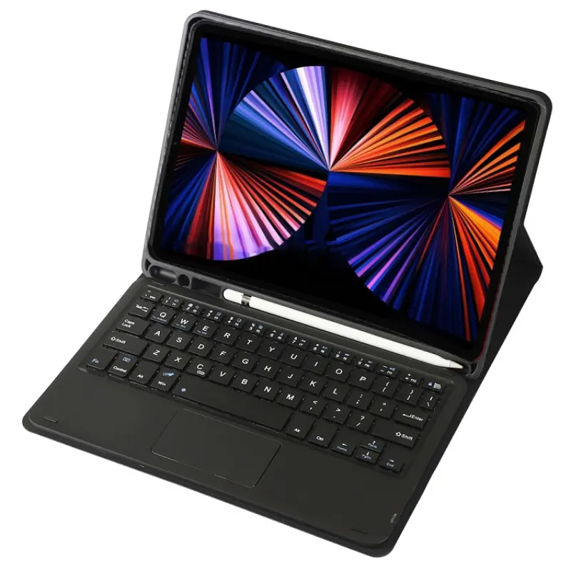 Чохол з бездротовою клавіатурою (TouchPad) BeCover для Apple iPad Air 13 (2024/2025) Deep Blue (712602) - фото 2
